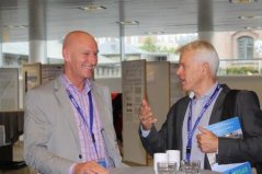 Head of DTU Vet Kristian Møller and Wim van der Poel, coordinator EPIZONE